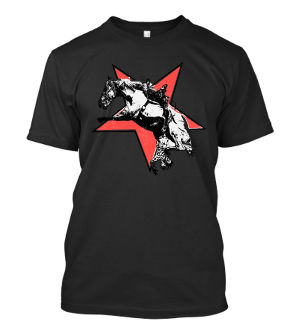 Hardjewelry Buck Off Cowboy Rodeo Star T-Shirt