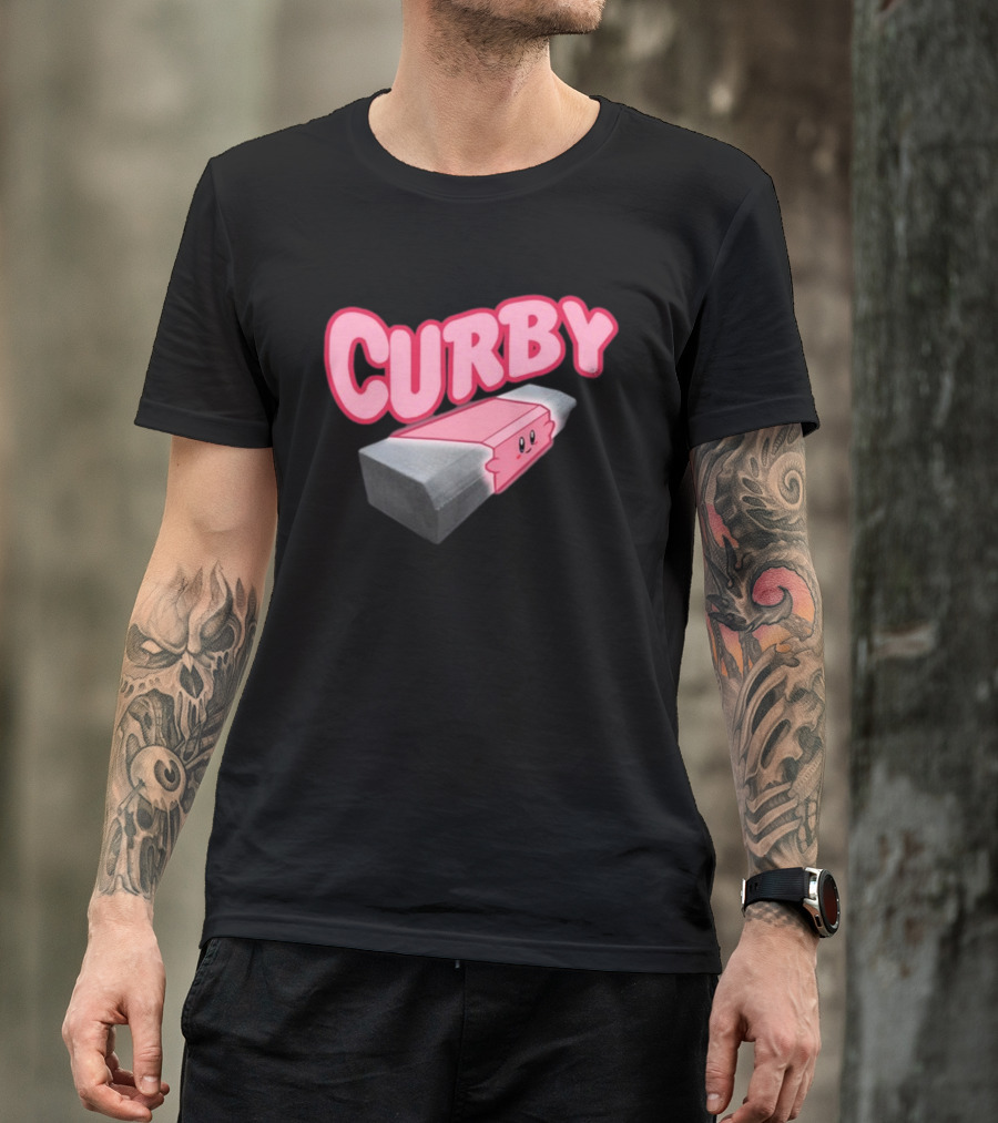 Curby Kirby Brick Meme T-Shirt