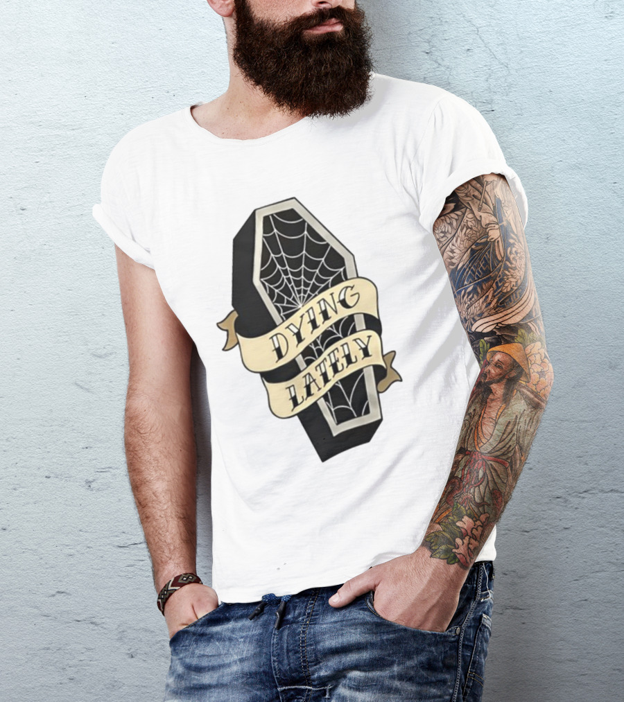 Iamjakehill Coffin Dying Lately Spiderweb T-Shirt