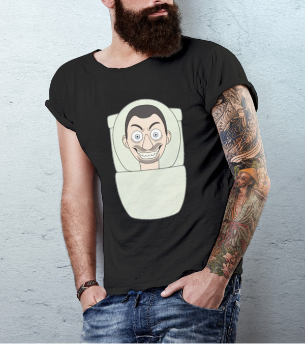 Skibidi Toilet Youtooz New Creepy Toilet Head Meme T-Shirt