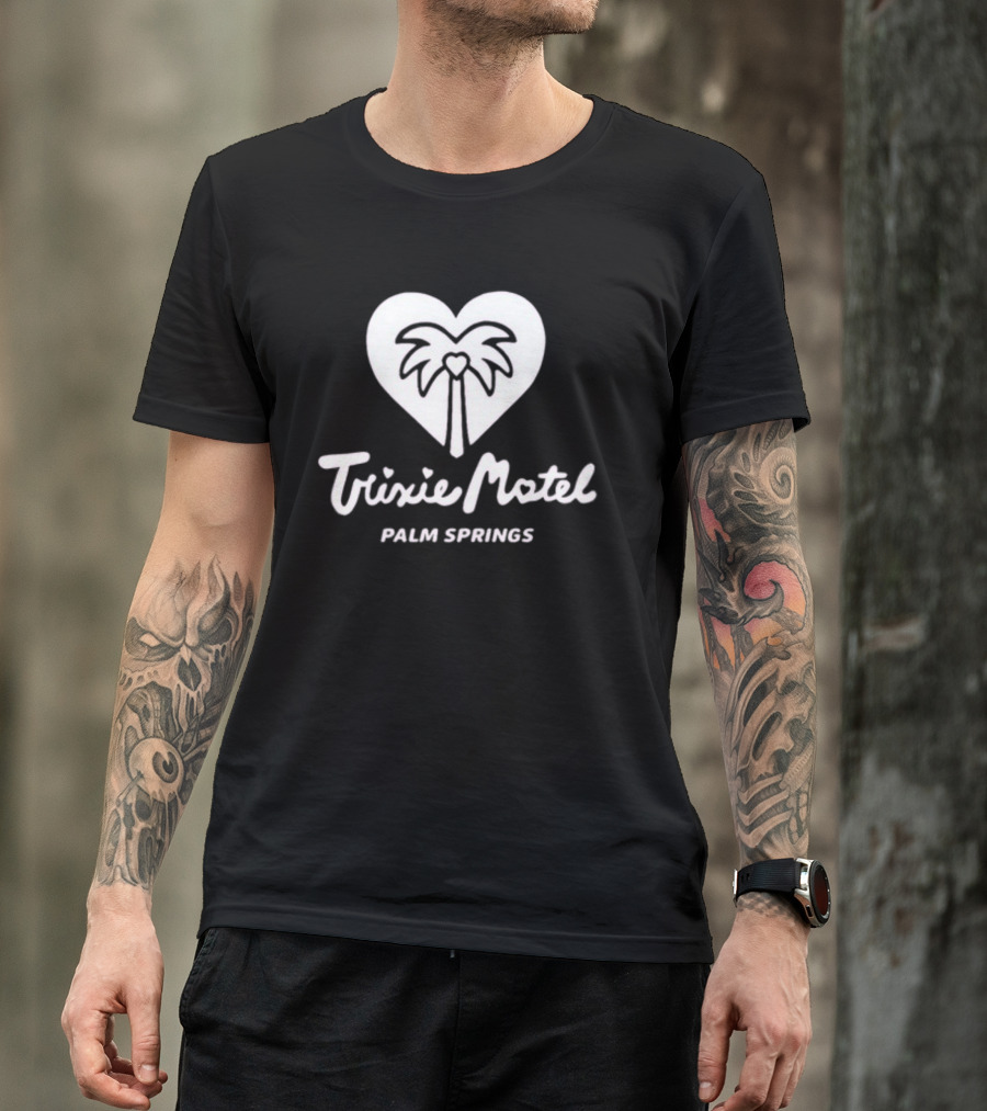 Trixie Motel Palm Springs Heart Tree T-Shirt