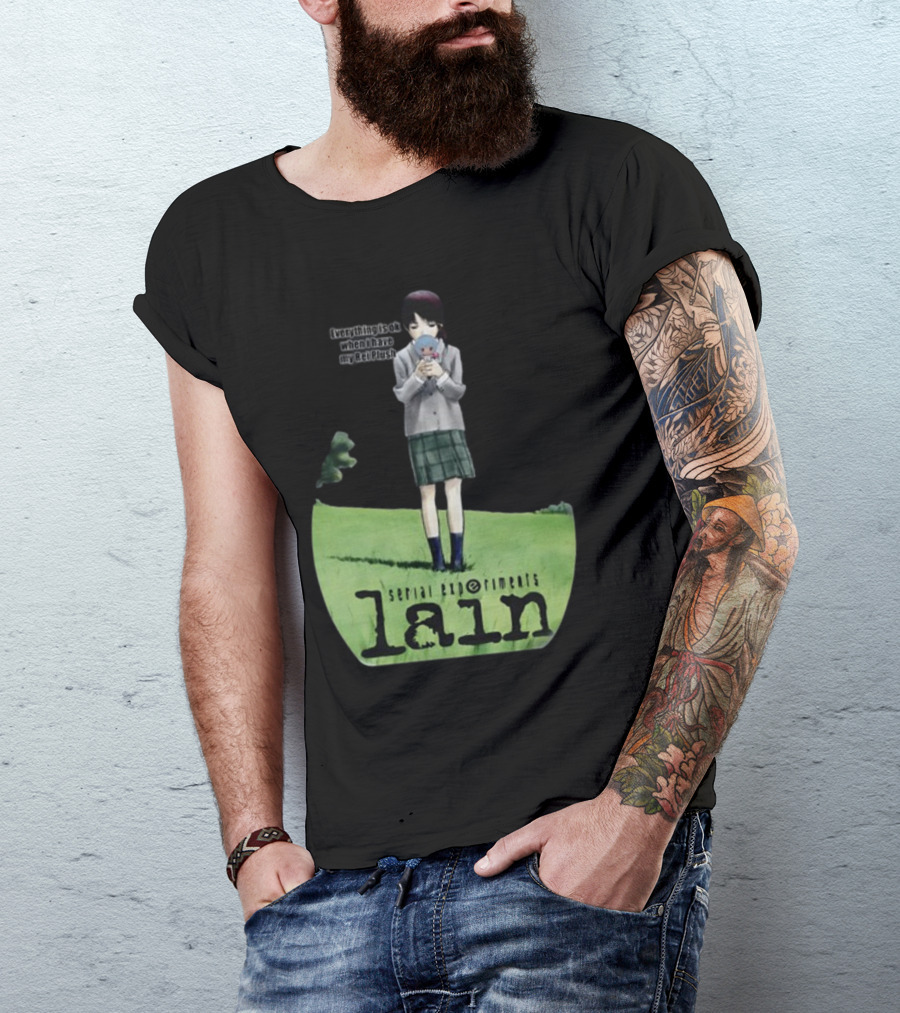 Serial Experiments Lain Everything Is Ok When I Have My Rei Plush T-Shirt