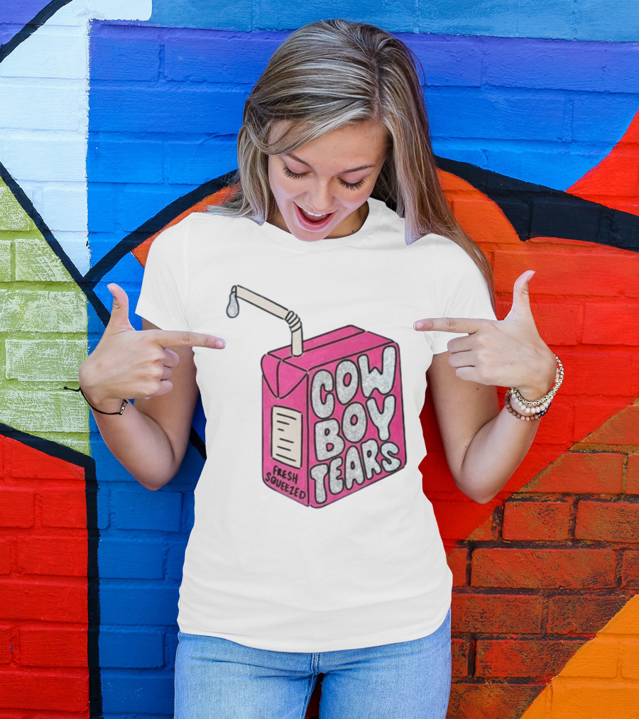 Cowboy Tears Fresh Squeezed Milk Carton T-Shirt