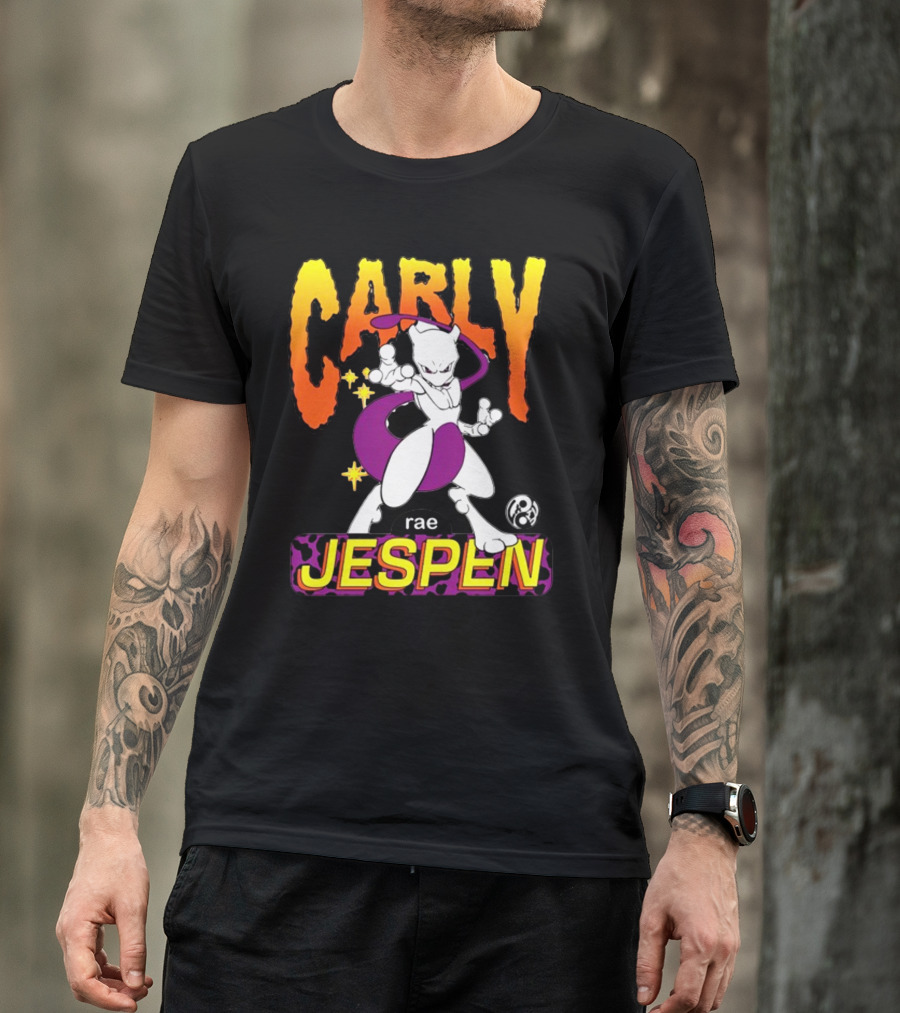 Carly Rae Jespen Mewtwo Fusion Mashup T-Shirt