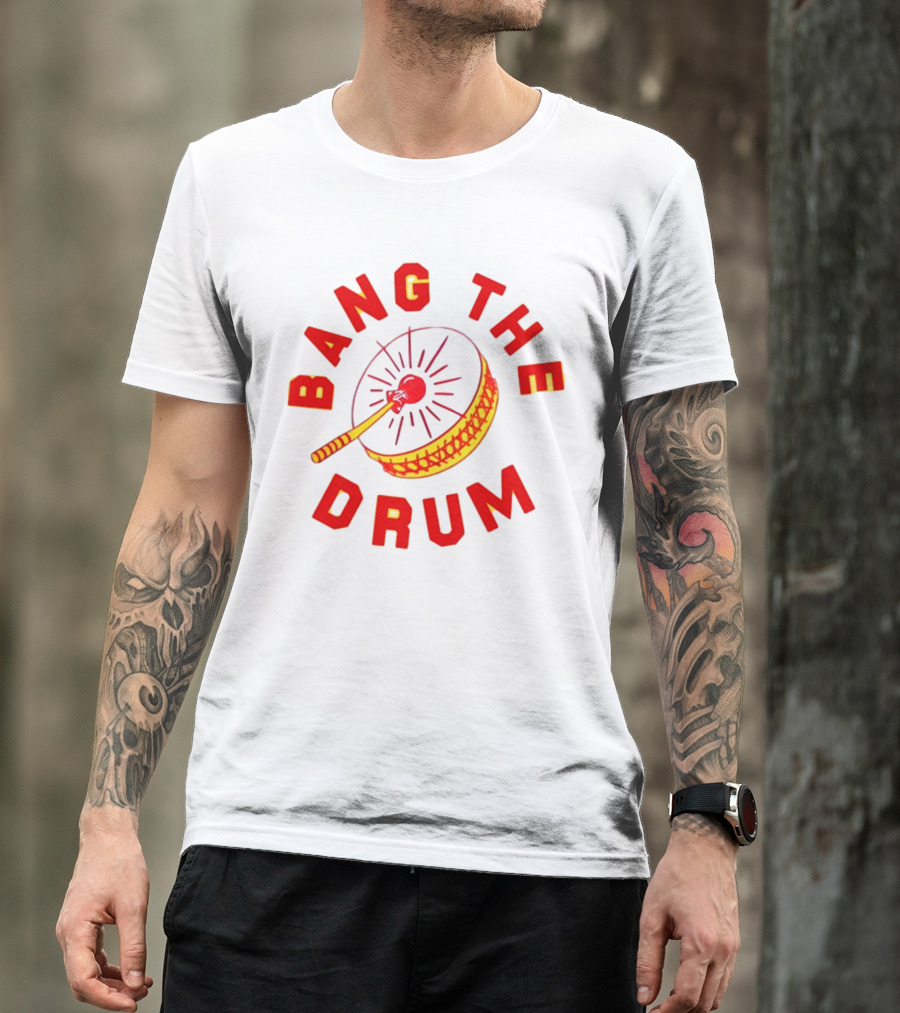 Bang The Drum Classic Percussion Icon T-Shirt