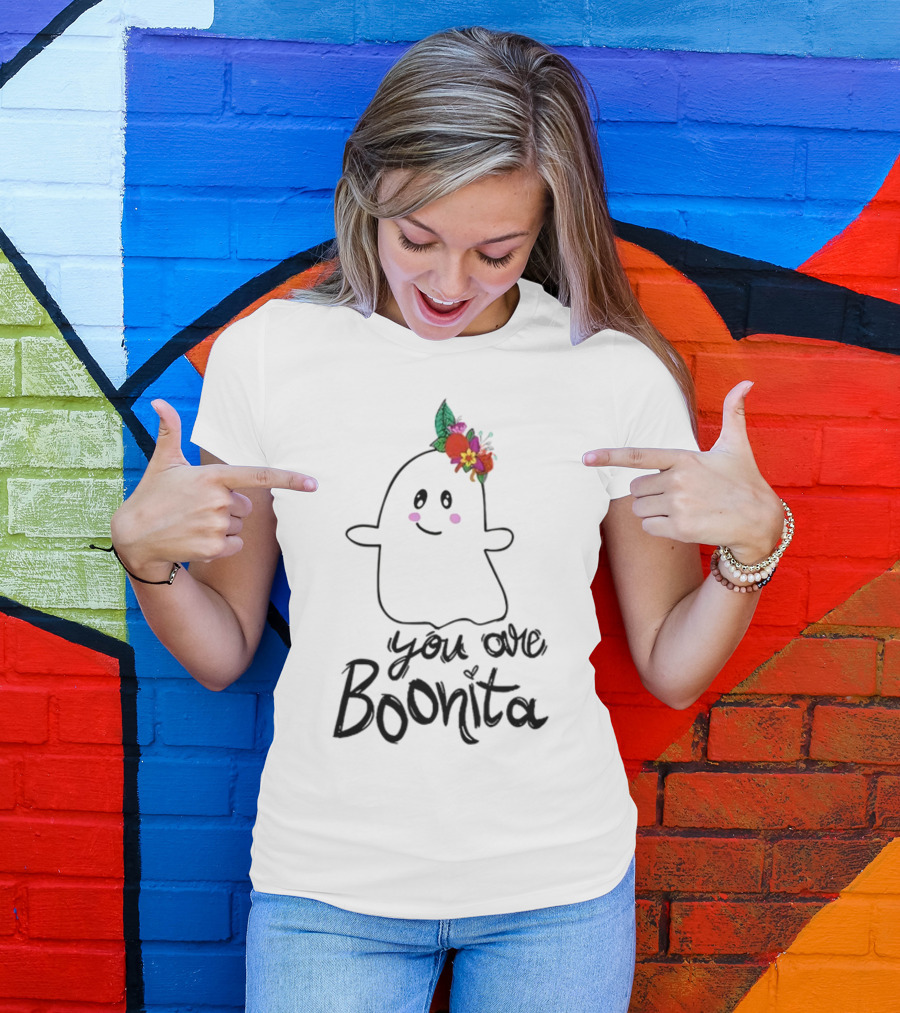 You Are Boonita Cute Ghost With Flower Crown T-Shirt
