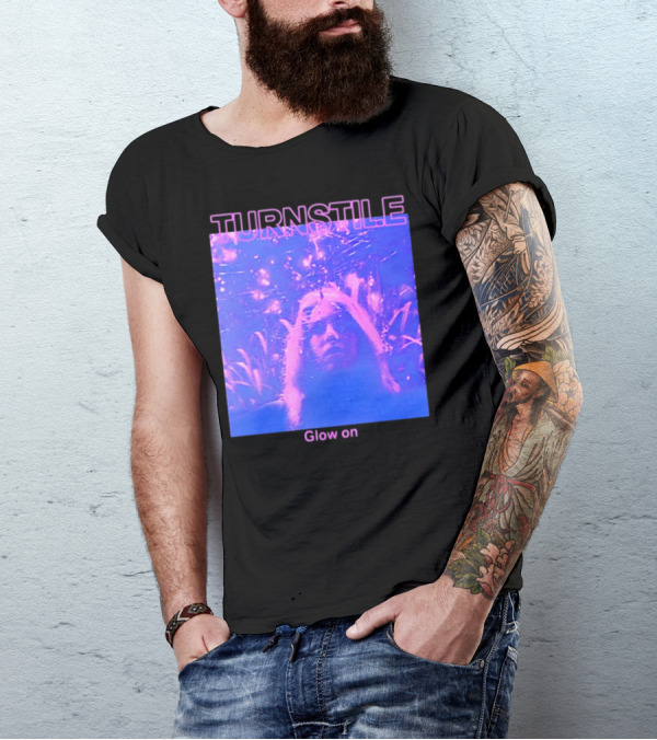Turnstile Glow On Psychedelic Purple T-Shirt