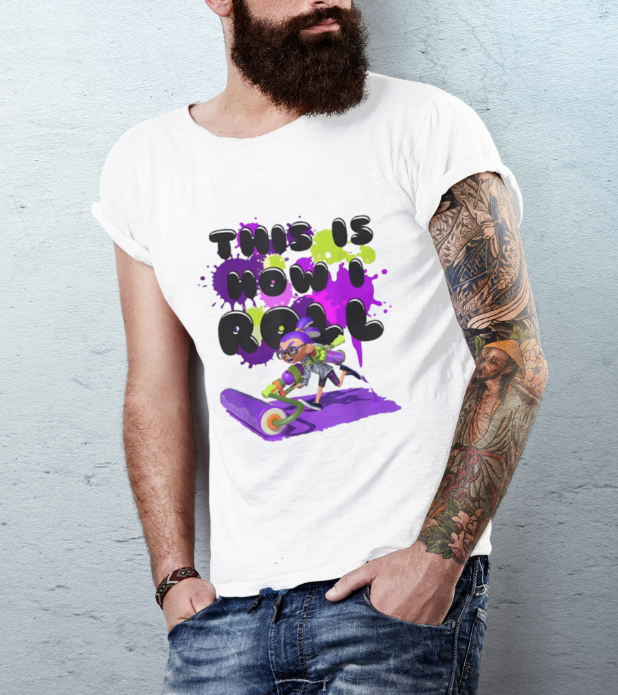 Splatoon This Is How I Roll Splat Roller Girls T-Shirt