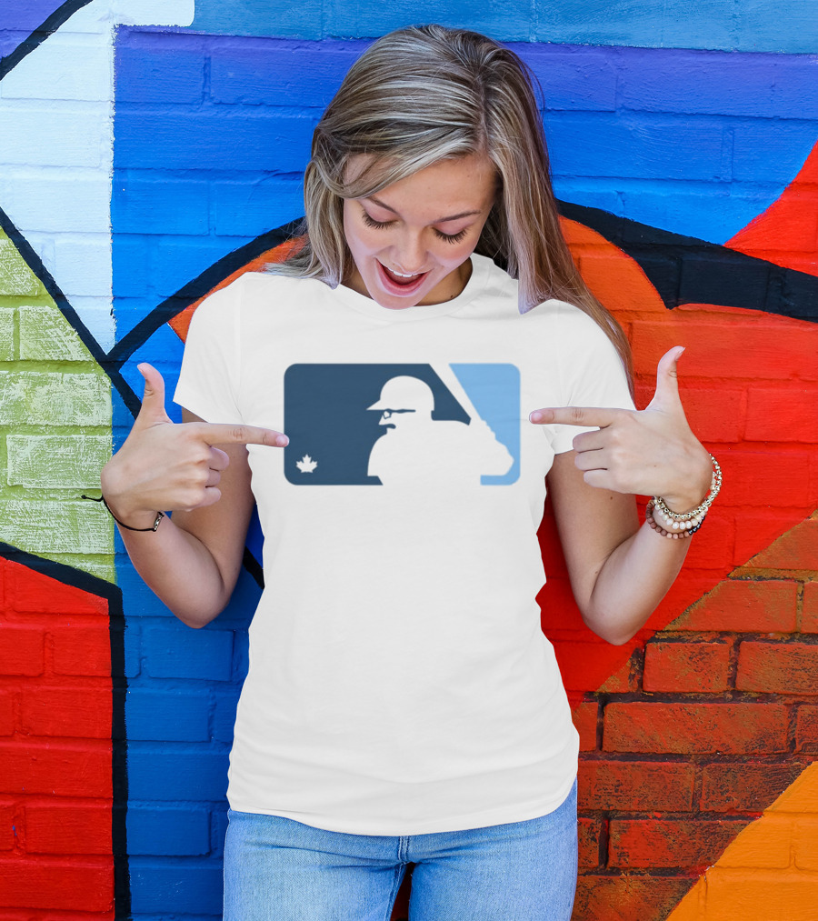Davis Schneider's Babe Schneider Baseball Silhouette With Canadian T-Shirt