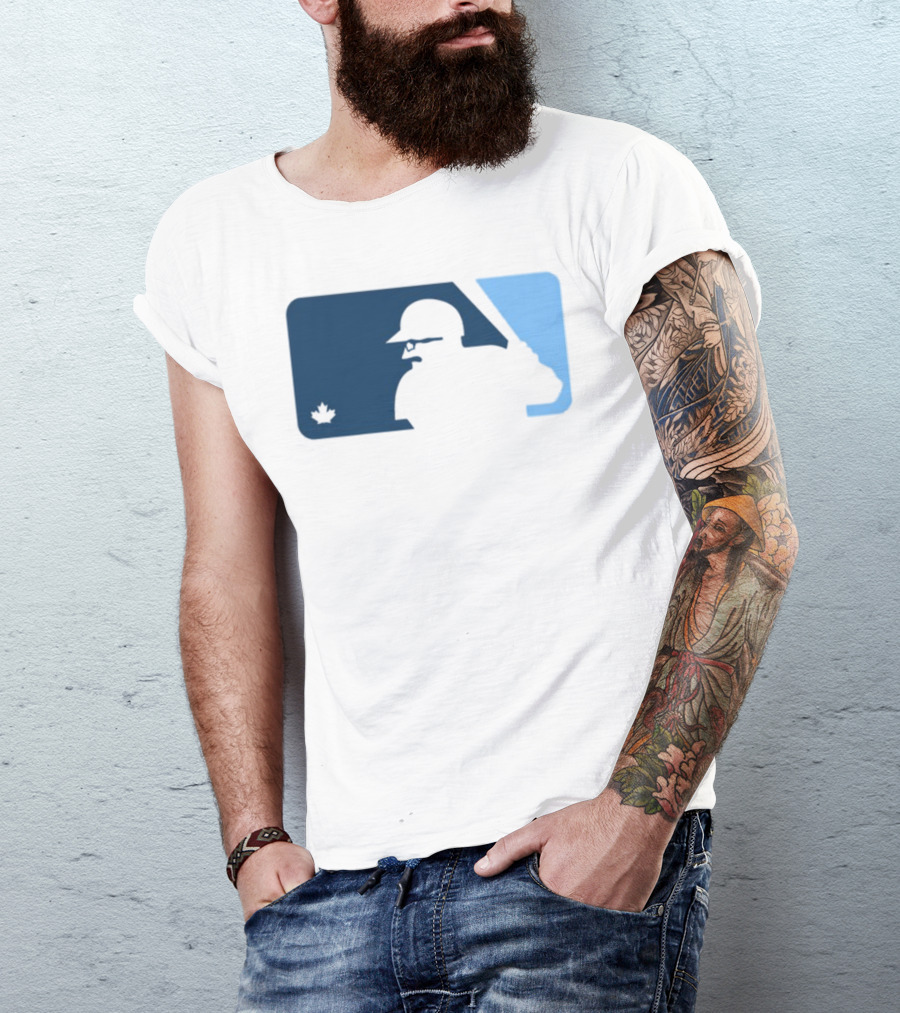 Davis Schneider's Babe Schneider Baseball Silhouette With Canadian T-Shirt
