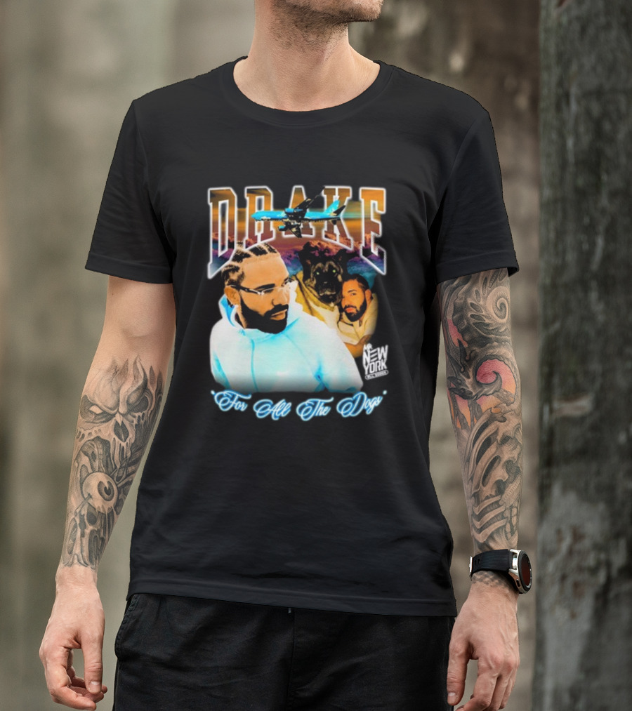 Drake Night Mr New York X All Goods For All The Dogs T-Shirt