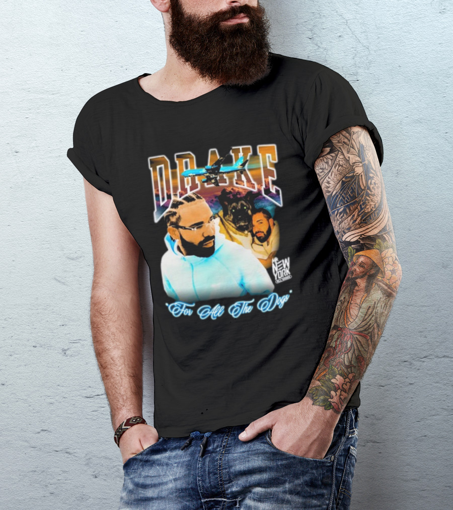 Drake Night Mr New York X All Goods For All The Dogs T-Shirt
