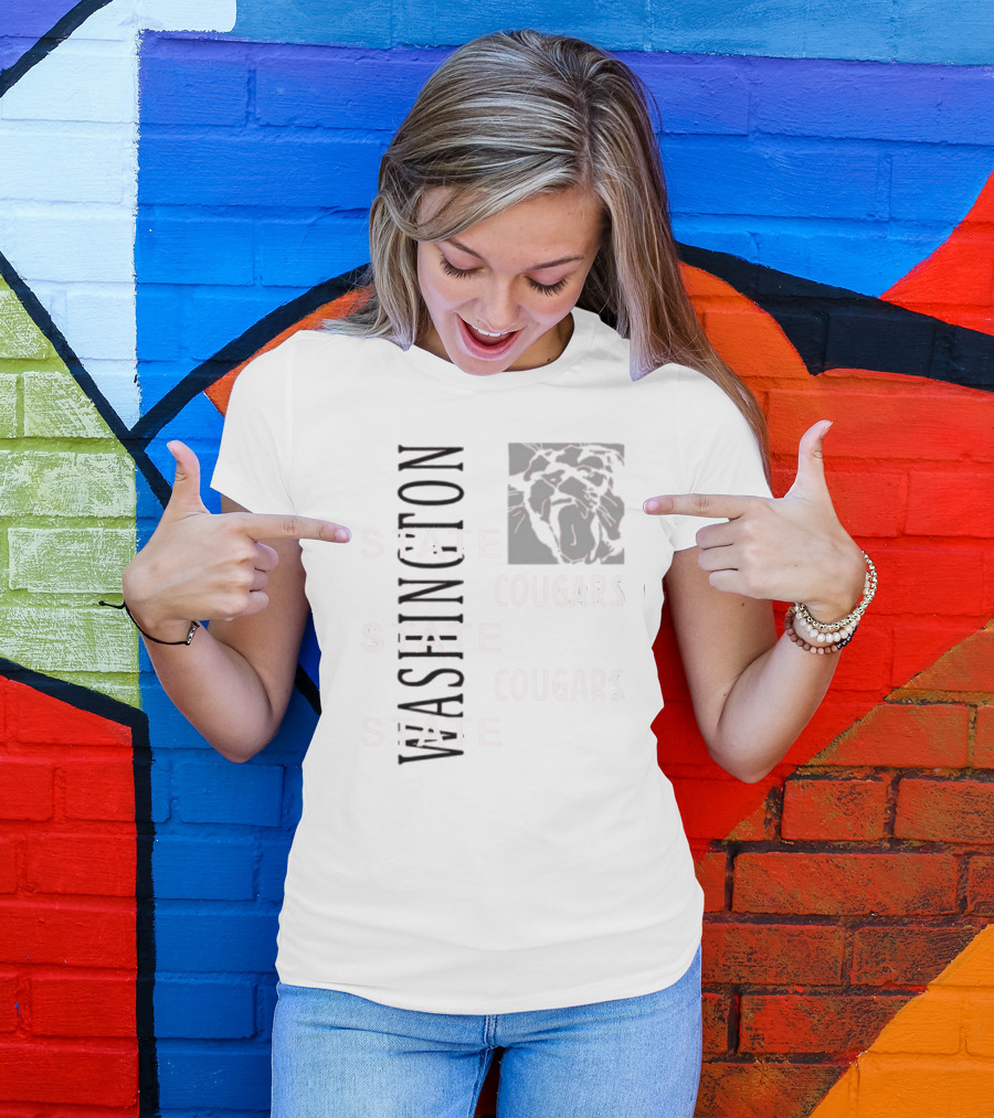 Washington State Cougars State Cougars State T-Shirt