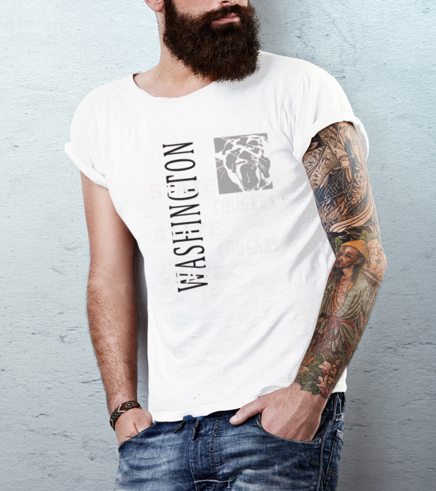 Washington State Cougars State Cougars State T-Shirt