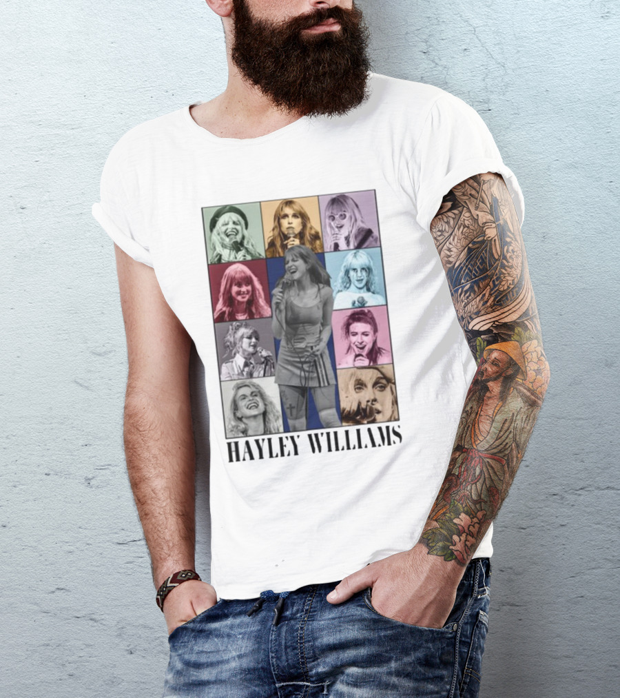 Vuccie Hayley Williams Paramore Collage Pop Art Photos T-Shirt
