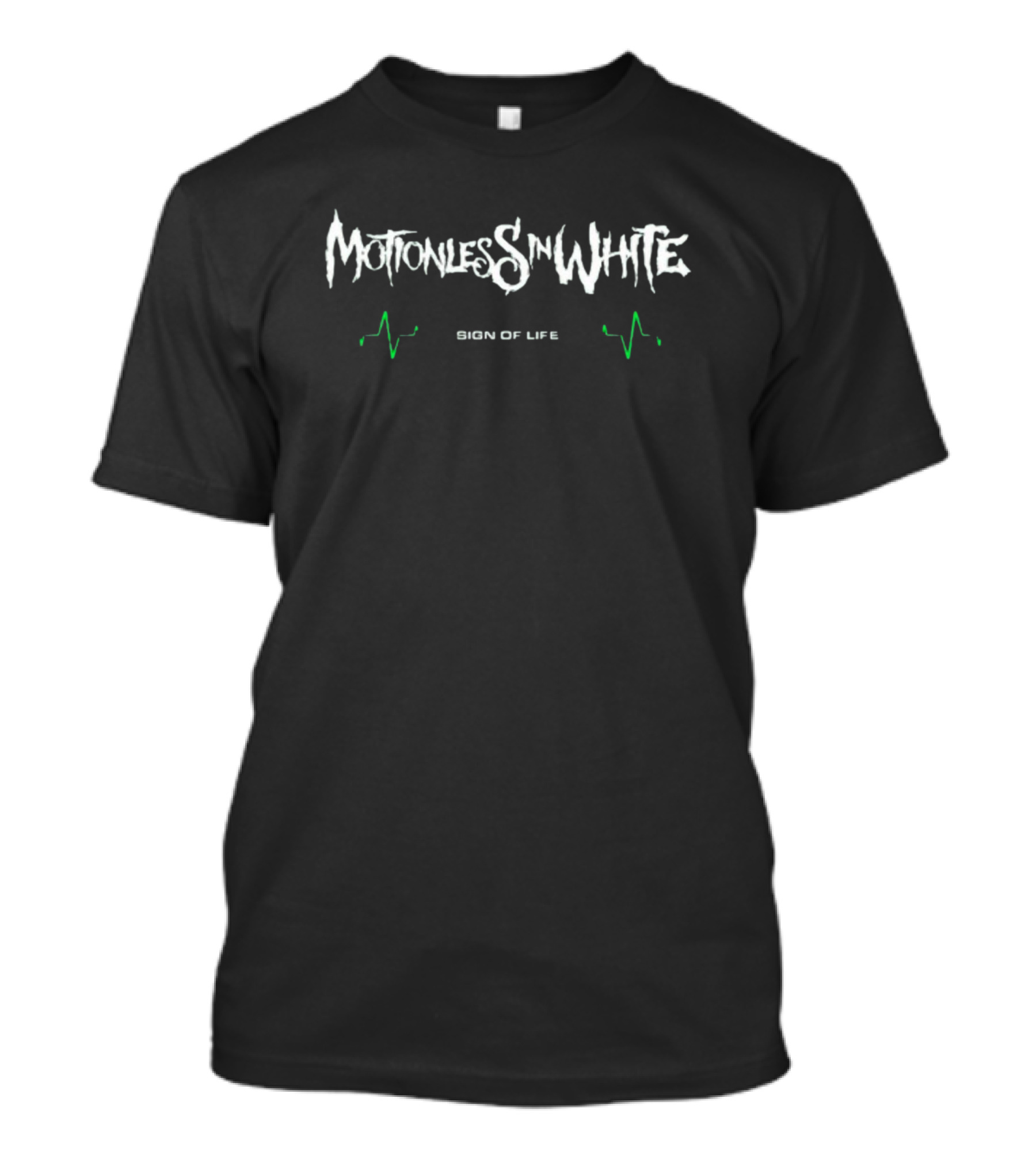 Rocksound Motionless In White Sign Of Life Graphic Heartbeat T-Shirt