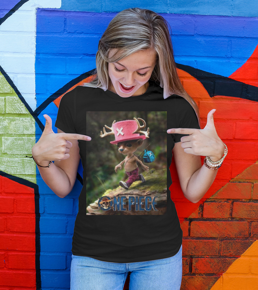 We Live We Love We Lie Chopper One Piece Smurf Cat T-Shirt