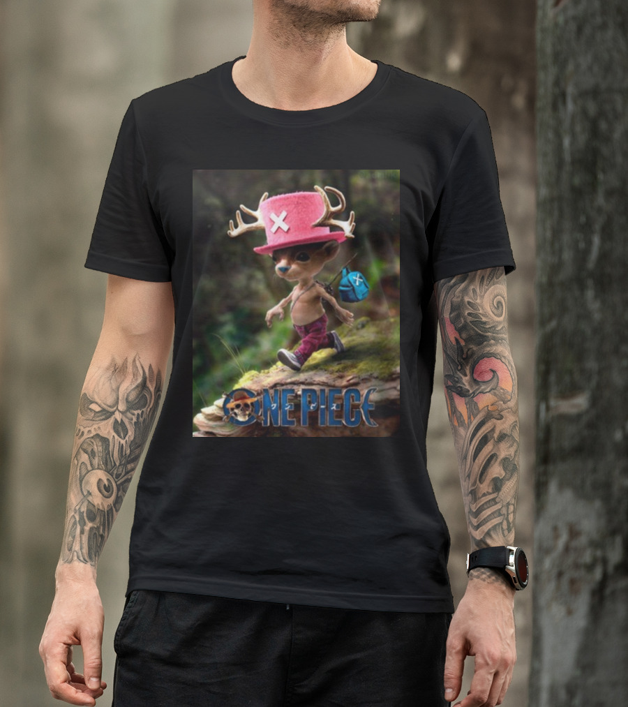 We Live We Love We Lie Chopper One Piece Smurf Cat T-Shirt