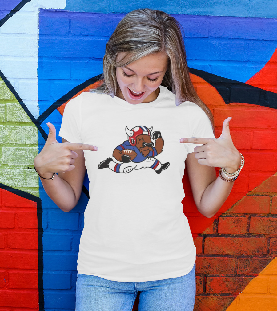 Buffalo Bison Football Run Monopoly Style 26Shirts Monopolizing Wins T-Shirt