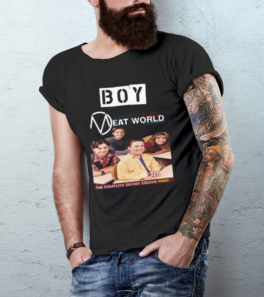 Boy Meat World The Complete Second Season DVD Cast Classroom T-Shirt