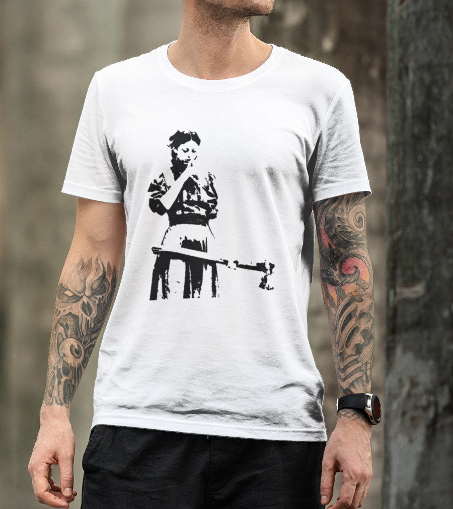Mia Goth Pearl Film Character With Weapon T-Shirt