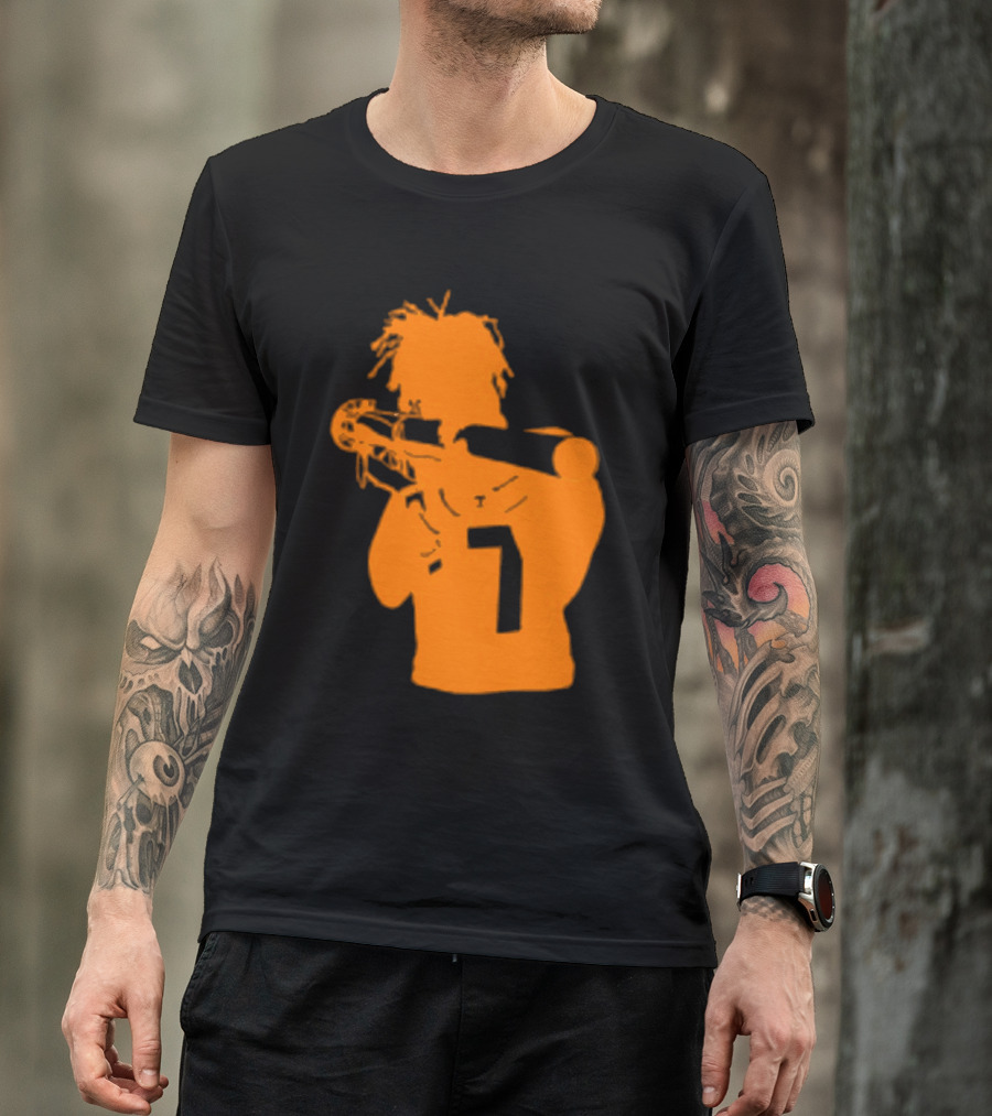 Vol Locked And Loaded Number 7 Football Rocket T-Shirt
