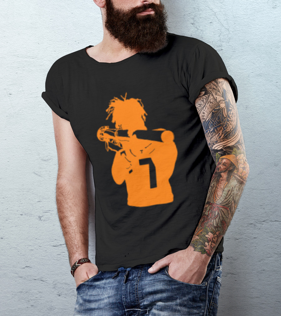 Vol Locked And Loaded Number 7 Football Rocket T-Shirt