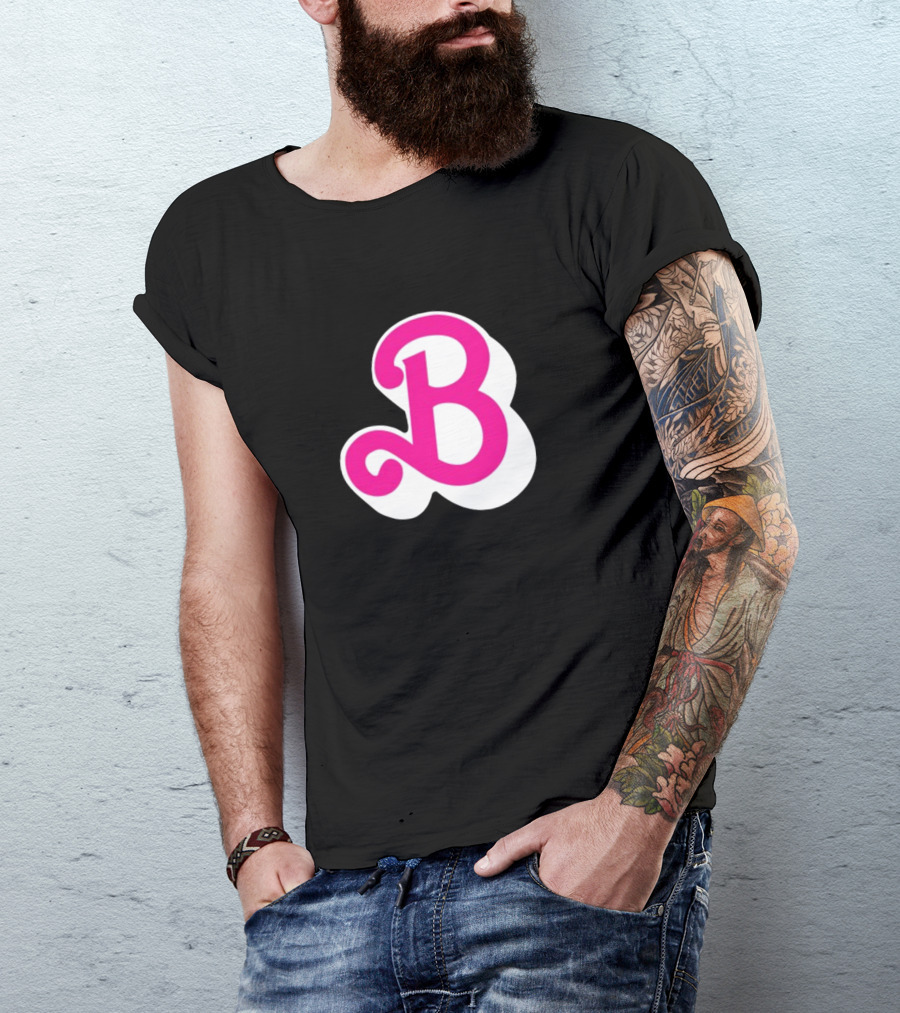 Barbie Red Sox Collaboration Bold Pink B T-Shirt