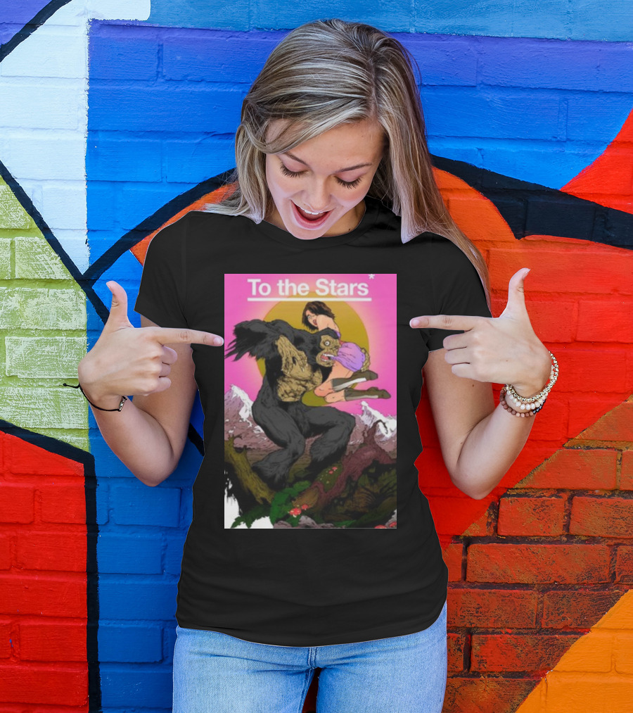 To The Stars Bigfoot Comic By Thomas Tenney T-Shirt