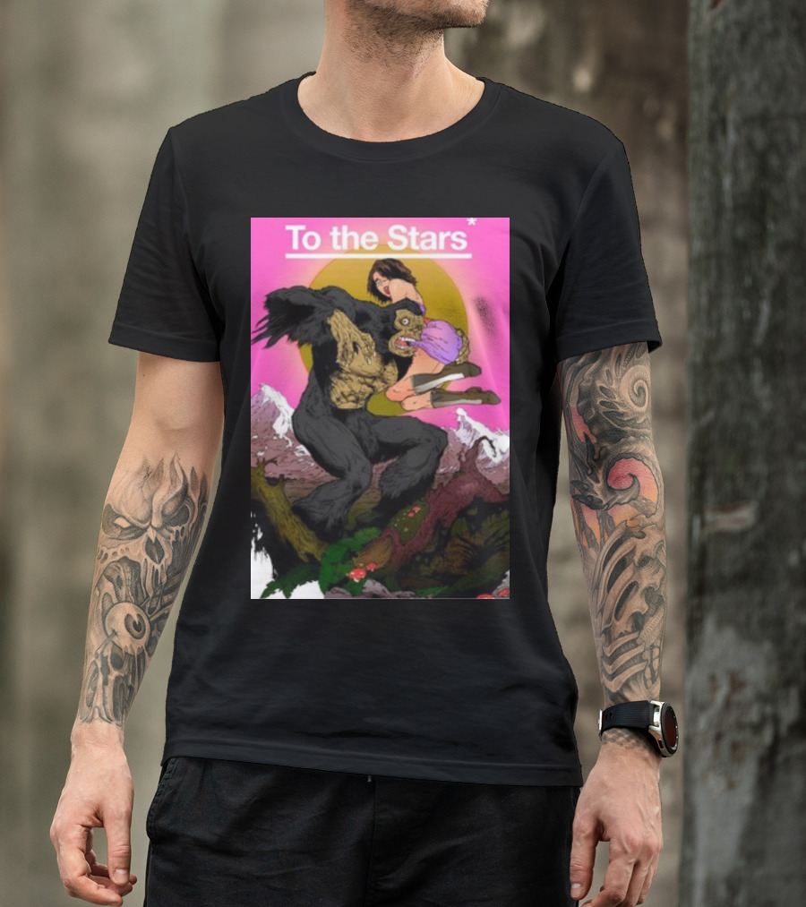 To The Stars Bigfoot Comic By Thomas Tenney T-Shirt