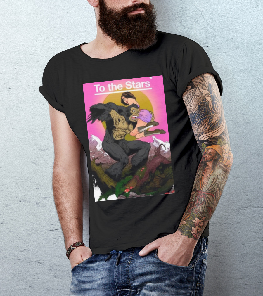 To The Stars Bigfoot Comic By Thomas Tenney T-Shirt