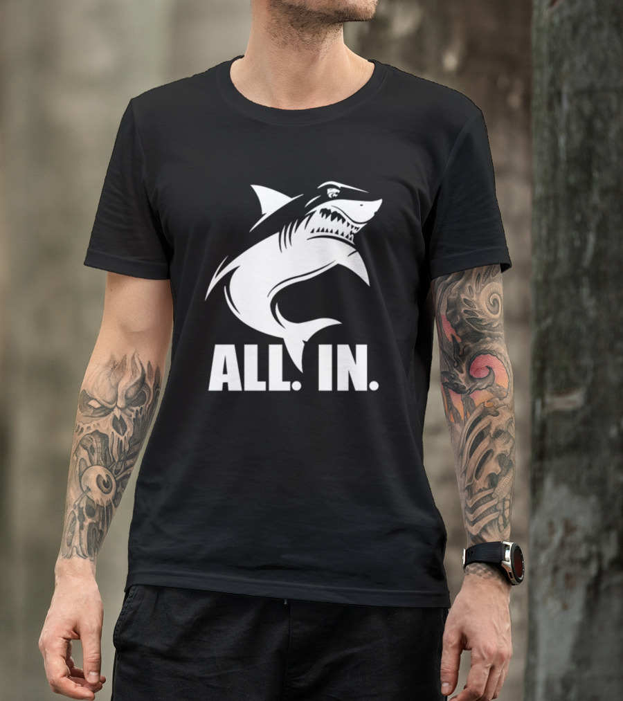 Shark Week All In With Bold Shark T-Shirt
