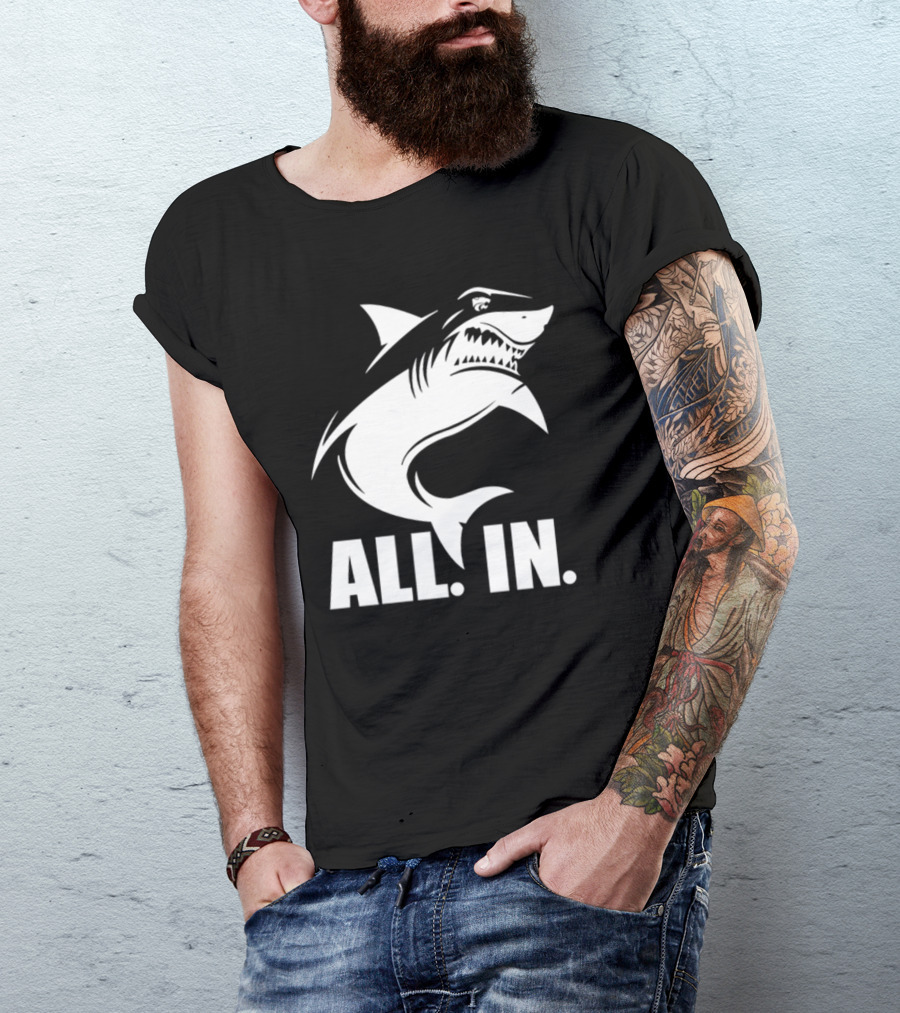Shark Week All In With Bold Shark T-Shirt
