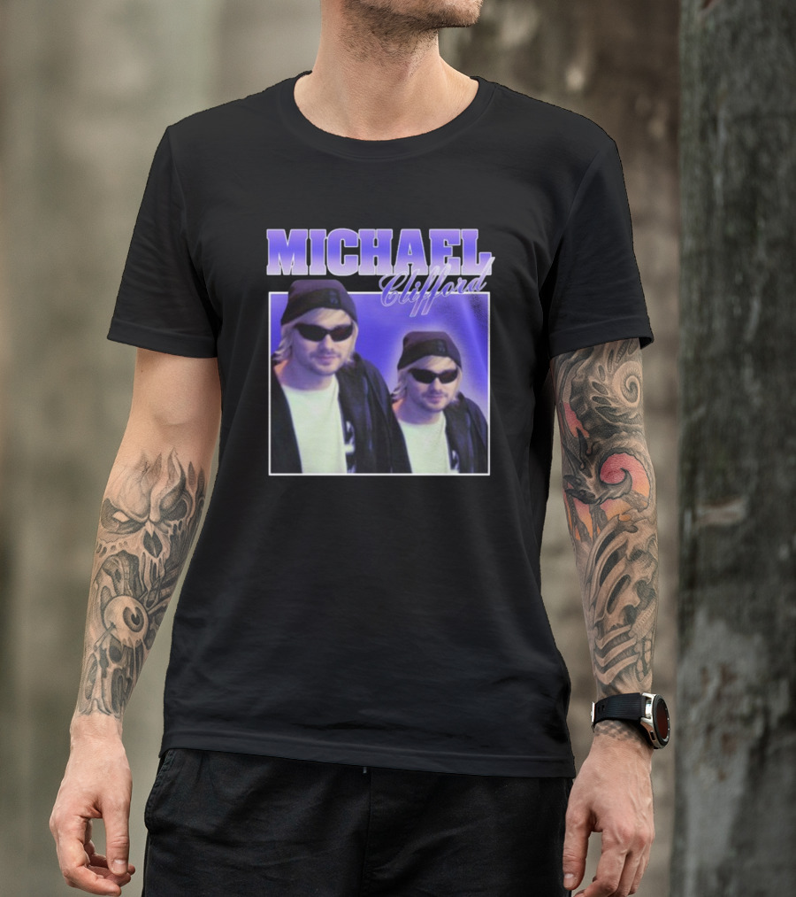 Tha5SOSFamily Vintage Michael Clifford Double Portrait T-Shirt
