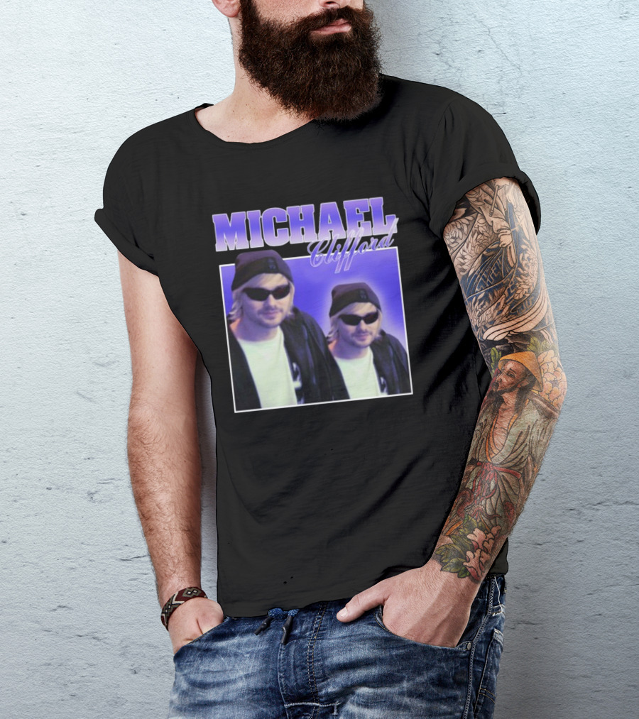 Tha5SOSFamily Vintage Michael Clifford Double Portrait T-Shirt