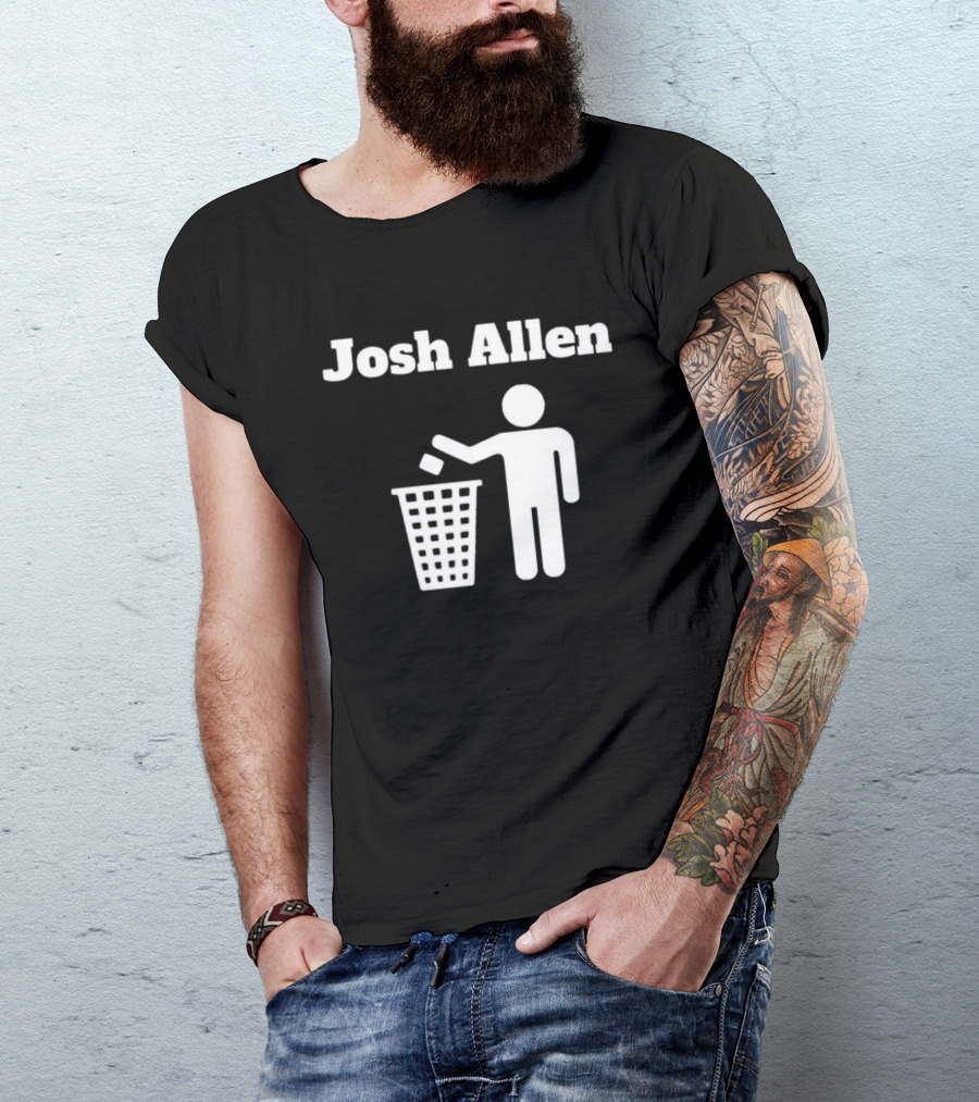 Josh Allen Trash Iconic Disposal Mock T-Shirt