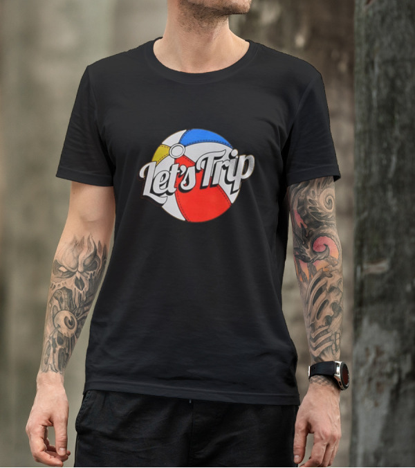 Let's Trip Colorful Beach Ball T-Shirt