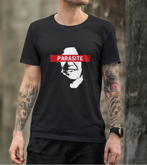 Nabunturanguy Davaomigrant Parasite Face Red Bar Iconic T-Shirt