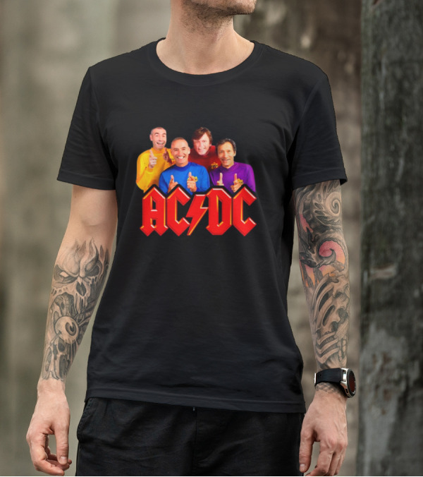 AC/DC Meets The Wiggles For Those About To Wiggle T-Shirt