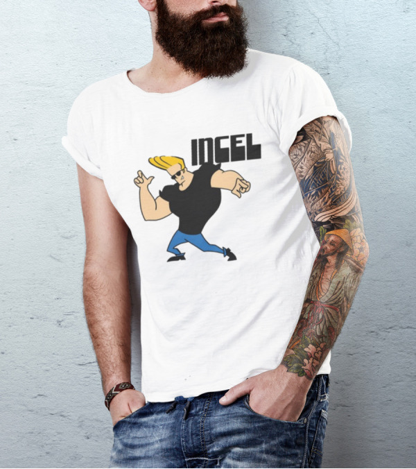 Incel Character With Blond Hair And Sunglasses T-Shirt