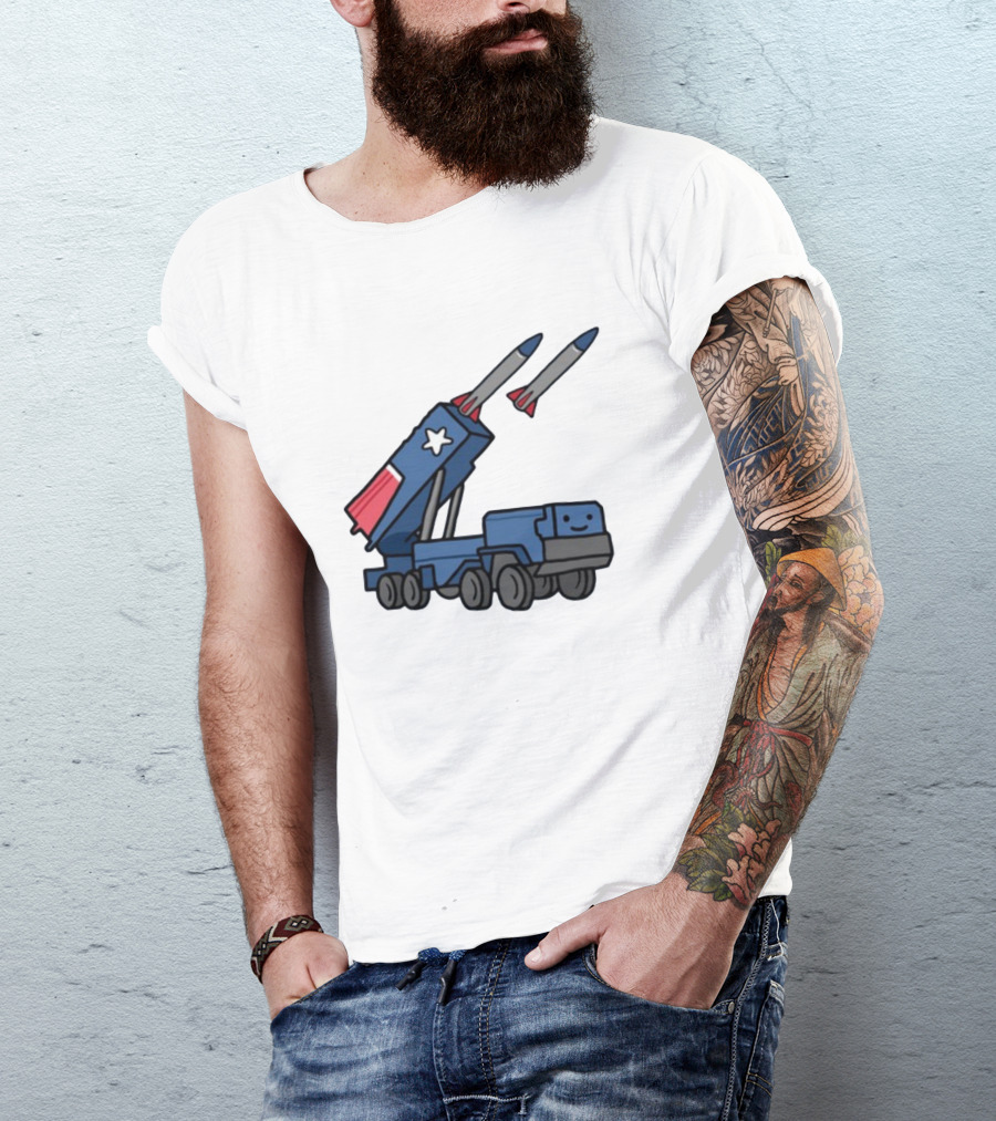 New England Patriots Missile Launcher Truck T-Shirt