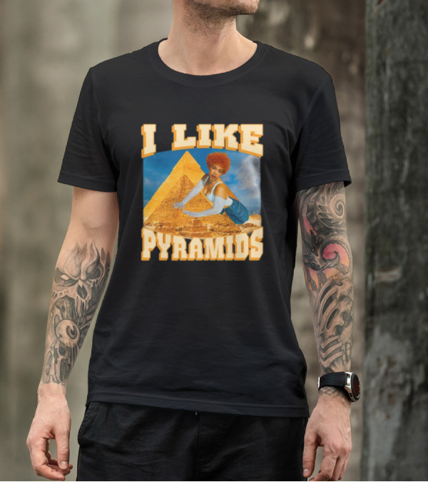 Ice Spice I Like Pyramids 90s Style Cleopatra Nostalgia T-Shirt