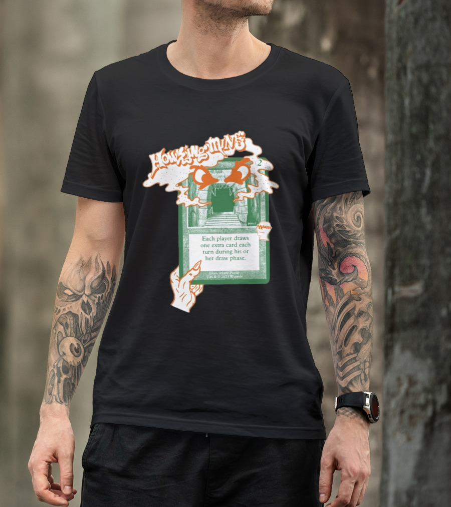 Wearebraindead Howling Mine Magic Card Art Collaboration T-Shirt