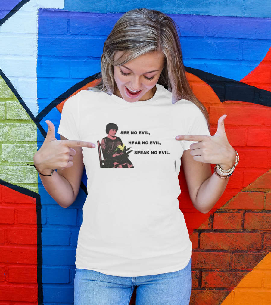 See No Evil Hear No Evil Speak No Evil Helen Keller T-Shirt