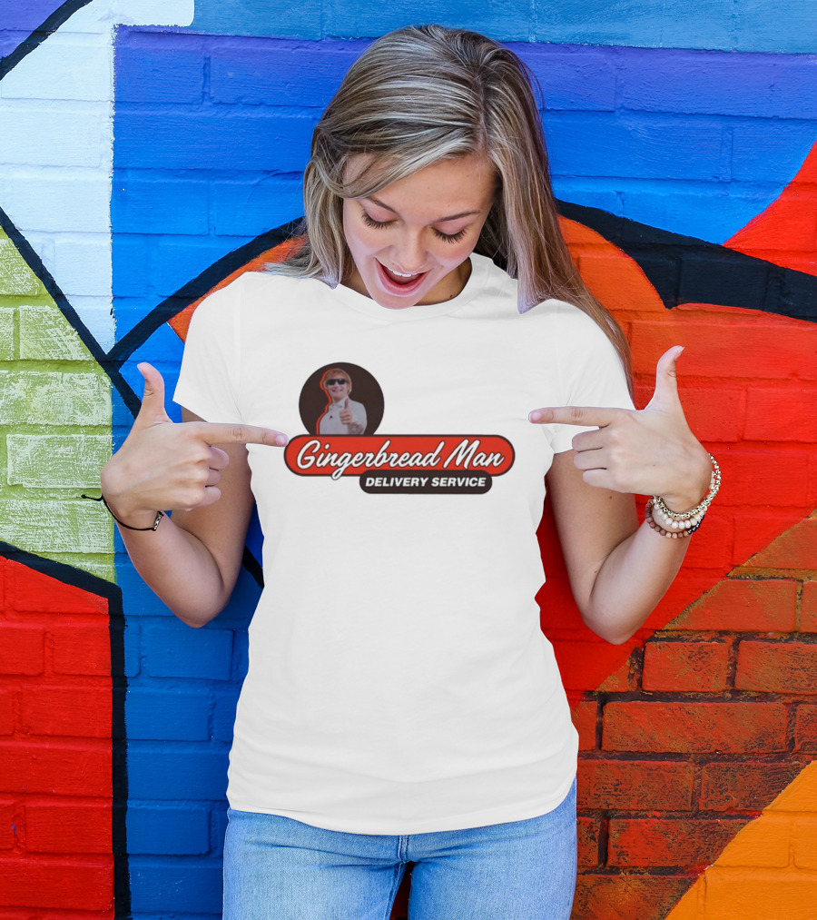 Gingerbread Man Delivery Service Iconic T-Shirt