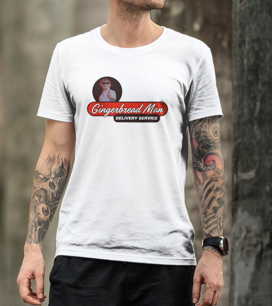 Gingerbread Man Delivery Service Iconic T-Shirt