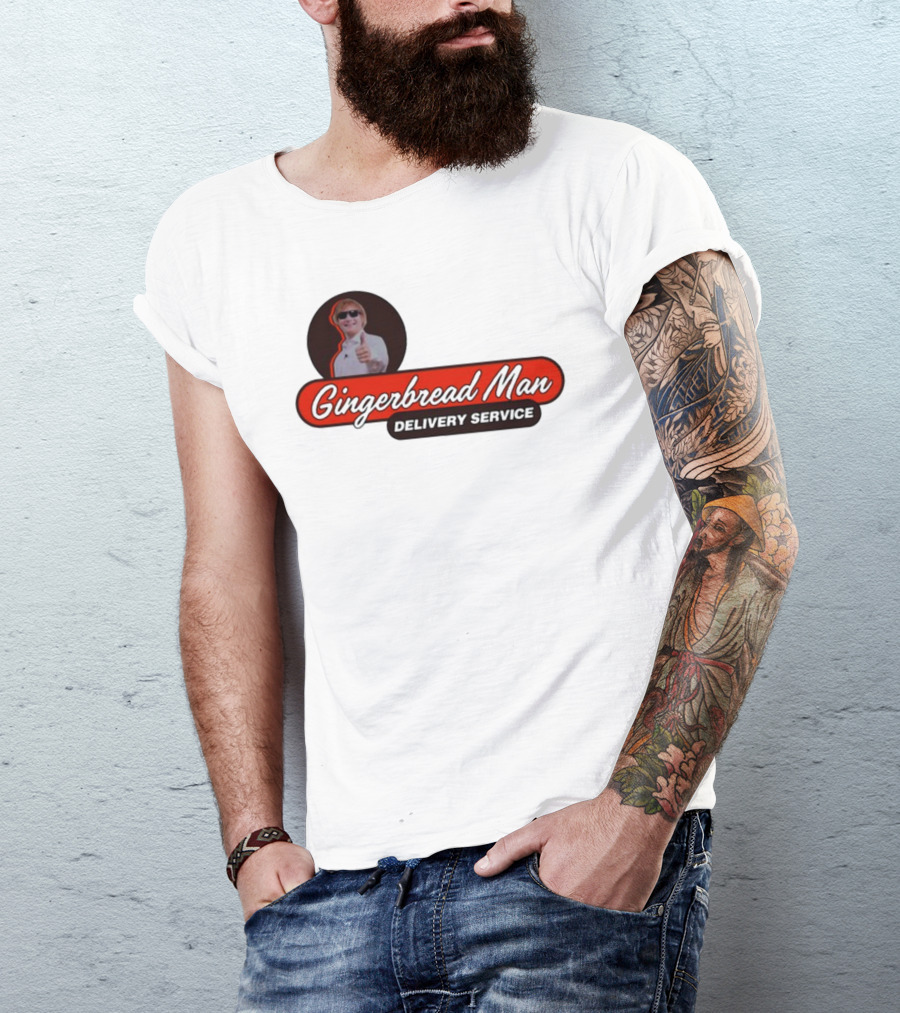 Gingerbread Man Delivery Service Iconic T-Shirt