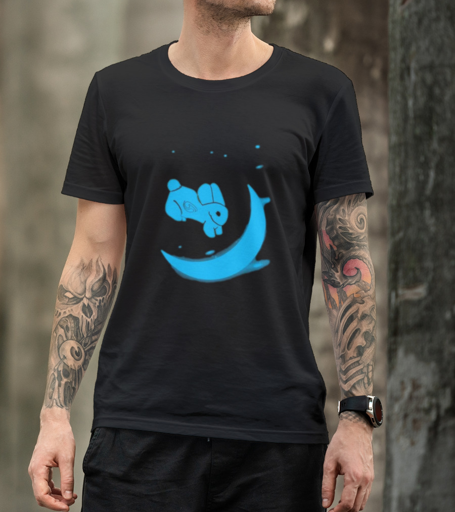 Rawpaw Jade Rabbit Moon Journey By Reghan Clark T-Shirt