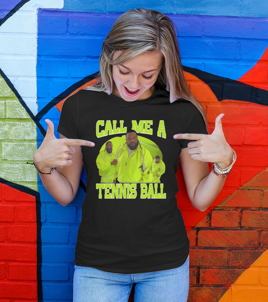 DJ Khaled Call Me A Tennis Ball Neon T-Shirt