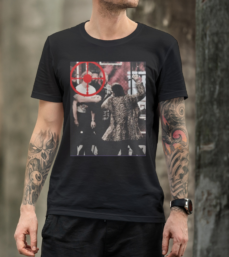 Limited Dillon Danis X Full Violence Bullseye Red Target Man Confrontation T-Shirt
